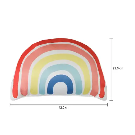 Imagem com medidas do produto ALMOFADA 29 CM X 42 CM ARCA-ÍRIS