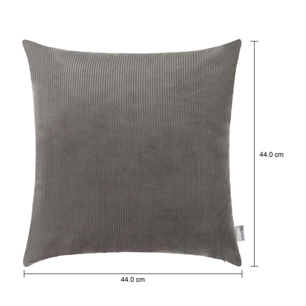 ALMOFADA 44 CM X 44 CM GAMBREL - CINZA - Foto 5