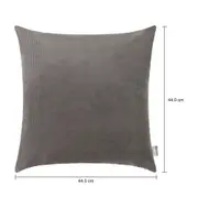 ALMOFADA 44 CM X 44 CM GAMBREL - CINZA - Foto 5