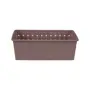 CESTO 6 CM X 19 CM X 14 CM QUADDRI - RUBY MOCHA - Foto 1