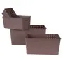 CESTO 6 CM X 19 CM X 14 CM QUADDRI - RUBY MOCHA - Foto 5