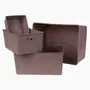 CESTO 6 CM X 19 CM X 14 CM QUADDRI - RUBY MOCHA - Foto 6
