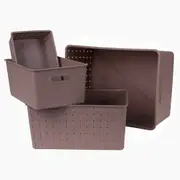 CESTO 6 CM X 19 CM X 14 CM QUADDRI - RUBY MOCHA - Foto 6