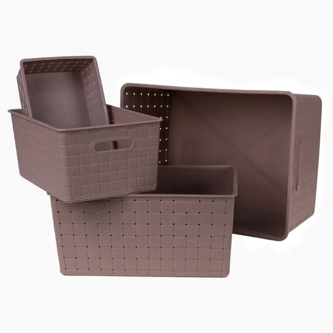 CESTO 6 CM X 19 CM X 14 CM QUADDRI - RUBY MOCHA - Foto 6
