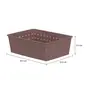CESTO 6 CM X 19 CM X 14 CM QUADDRI - RUBY MOCHA - Foto 7