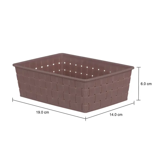 CESTO 6 CM X 19 CM X 14 CM QUADDRI - RUBY MOCHA - Foto 7
