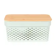 CAIXA 12 CM X 26 CM X 17 CM BAMBUMIX - BAMBU/SÁLVIA - Foto 1