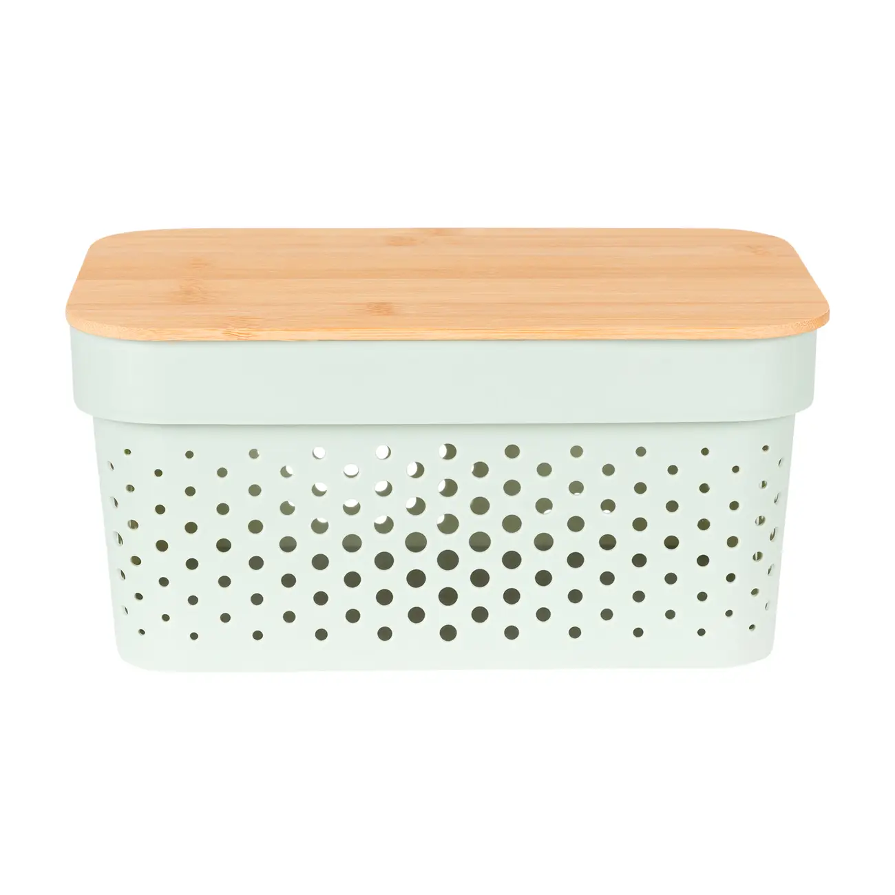 CAIXA 12 CM X 26 CM X 17 CM BAMBUMIX - BAMBU/SÁLVIA - Foto 1