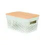 CAIXA 12 CM X 26 CM X 17 CM BAMBUMIX - BAMBU/SÁLVIA - Foto 2