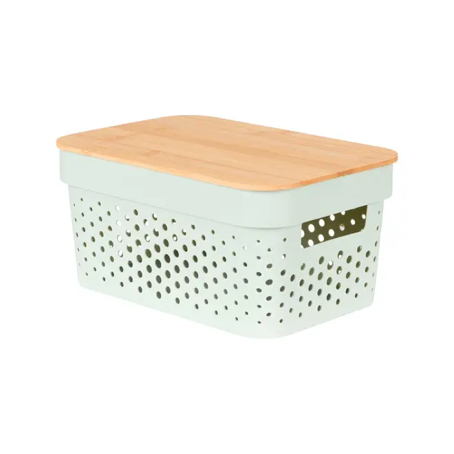 CAIXA 12 CM X 26 CM X 17 CM BAMBUMIX - BAMBU/SÁLVIA - Foto 2