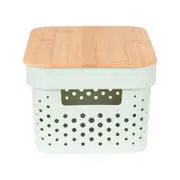 CAIXA 12 CM X 26 CM X 17 CM BAMBUMIX - BAMBU/SÁLVIA - Foto 4