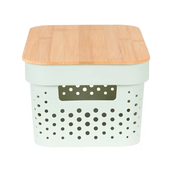 CAIXA 12 CM X 26 CM X 17 CM BAMBUMIX - BAMBU/SÁLVIA - Foto 4