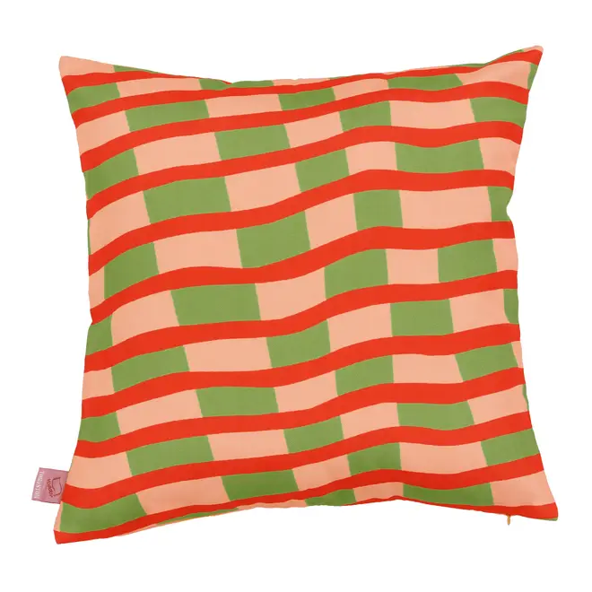CAPA PARA ALMOFADA 45 CM X 45 CM MISTURINHA - MELÃO/MULTICOR - Foto 3