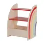 ESTANTE INFANTIL 54 CM X 73 CM ARCA-ÍRIS - NATURAL WASHED/MULTICOR - Foto 1
