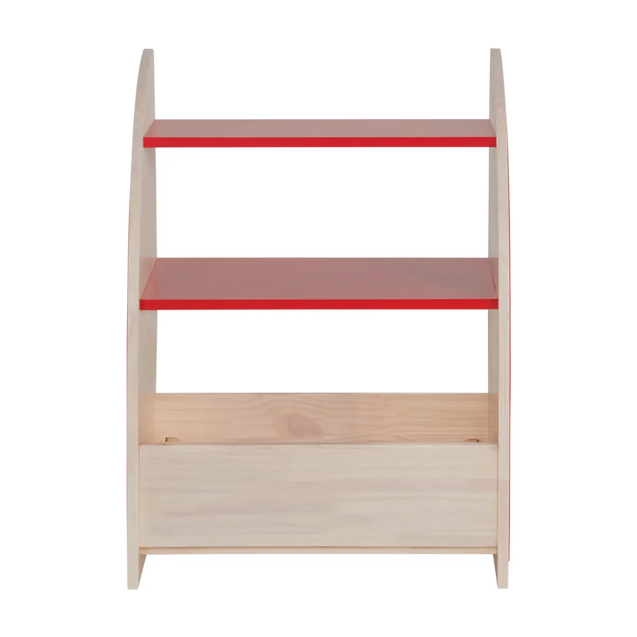 ESTANTE INFANTIL 54 CM X 73 CM ARCA-ÍRIS - NATURAL WASHED/MULTICOR - Foto 2