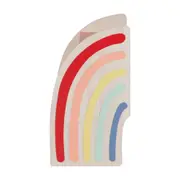 ESTANTE INFANTIL 54 CM X 73 CM ARCA-ÍRIS - NATURAL WASHED/MULTICOR - Foto 3