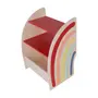 ESTANTE INFANTIL 54 CM X 73 CM ARCA-ÍRIS - NATURAL WASHED/MULTICOR - Foto 4