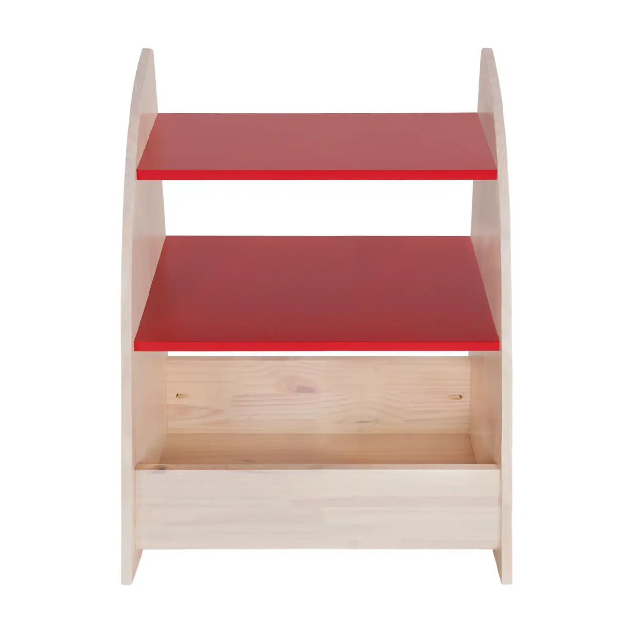 ESTANTE INFANTIL 54 CM X 73 CM ARCA-ÍRIS - NATURAL WASHED/MULTICOR - Foto 5