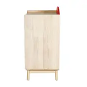 ARCA-ÍRIS CÔMODA 4 GAVETAS 75 CM X 47 CM - NATURAL WASHED/MULTICOR - Foto 4