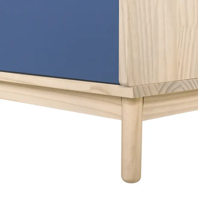 ARCA-ÍRIS CÔMODA 4 GAVETAS 75 CM X 47 CM - NATURAL WASHED/MULTICOR - Foto 7