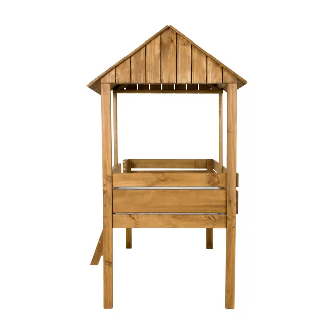 CAMA DE SOLTEIRO COM ESCADA 78 CM WOOD CAMP - ENCERADO CASTANHO - Foto 3