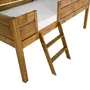 CAMA DE SOLTEIRO COM ESCADA 78 CM WOOD CAMP - ENCERADO CASTANHO - Foto 5
