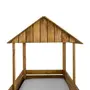 CAMA DE SOLTEIRO COM ESCADA 78 CM WOOD CAMP - ENCERADO CASTANHO - Foto 6