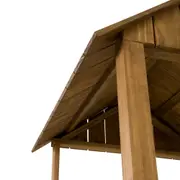 CAMA DE SOLTEIRO COM ESCADA 78 CM WOOD CAMP - ENCERADO CASTANHO - Foto 8