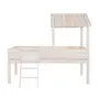 BRANCO LAVADO - CAMA DE SOLTEIRO COM ESCADA 78 CM WOOD CAMP