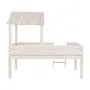 CAMA DE SOLTEIRO COM ESCADA 78 CM WOOD CAMP - BRANCO LAVADO - Foto 5