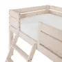CAMA DE SOLTEIRO COM ESCADA 78 CM WOOD CAMP - BRANCO LAVADO - Foto 8
