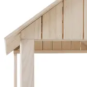 CAMA DE SOLTEIRO COM ESCADA 78 CM WOOD CAMP - BRANCO LAVADO - Foto 9