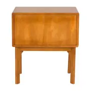 MESA DE CABECEIRA 2 GAVETAS BUARQUE - NOZES/PRETO - Foto 5