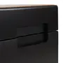 MESA DE CABECEIRA 2 GAVETAS BUARQUE - NOZES/PRETO - Foto 7
