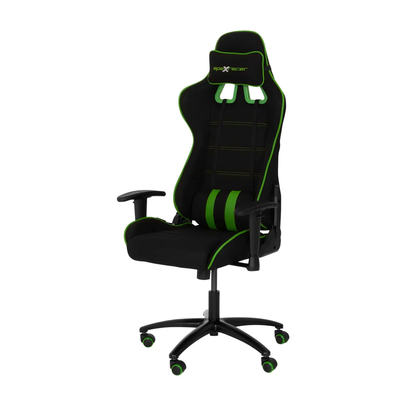 CADEIRA GAMER CONNECT - PRETO/VERDE - Foto 1