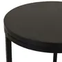 STABIL MESA LATERAL ALTA REDONDA 30 CM - PRETO/PRETO - Foto 3