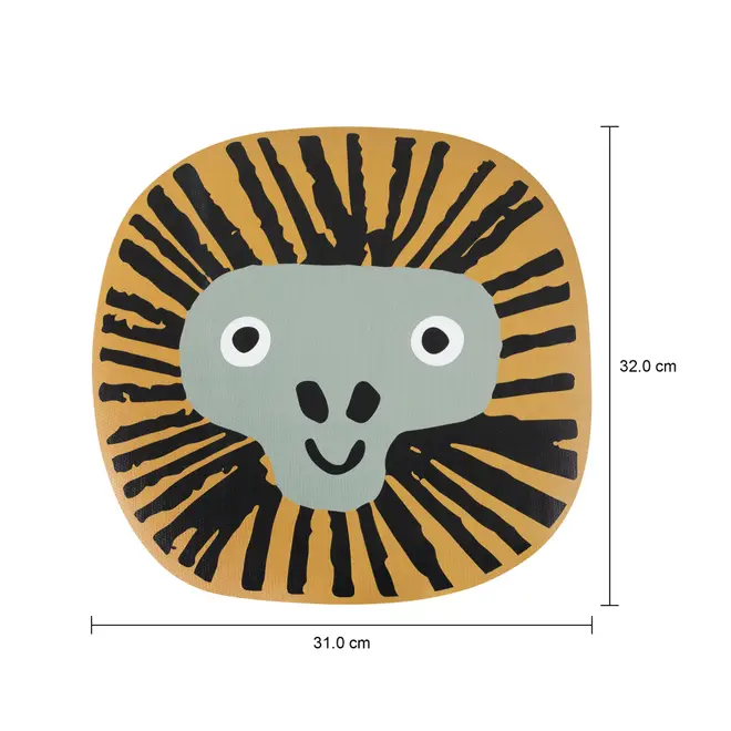 LUGAR AMERICANO 32 CM X 31 CM BICHARADA - PRETO/AMARELO - Foto 5