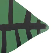 LUGAR AMERICANO 50 CM X 30 CM BICHARADA FOLHA - PRETO/VERDE - Foto 2