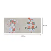 TAPETE 1,20 M X 50 CM CRIAMUNDOS - CAMELO/MULTICOR - Foto 5