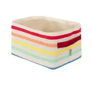 CESTO 16 CM X 28 CM X 20 CM ARCA-ÍRIS - BEGE/CORES CALEIDOCOLOR - Foto 2