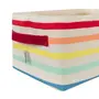 CESTO 16 CM X 28 CM X 20 CM ARCA-ÍRIS - BEGE/CORES CALEIDOCOLOR - Foto 4