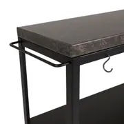 CARRINHO 80 CM X 40 CM TASTE - PRETO/GRAFITE FOSFATIZADO - Foto 4