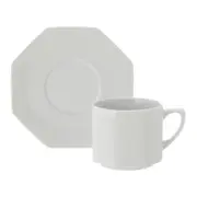 XÍCARA CHÁ 200 ML OCTAGON - BRANCO - Foto 1