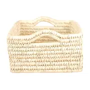 SUAPE CESTO C/ ALÇA 16 CM X 40 CM X 30 CM VRD - FIBRA NATURAL - Foto 3