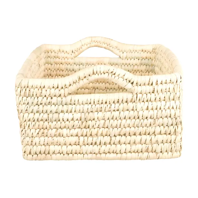 SUAPE CESTO C/ ALÇA 16 CM X 40 CM X 30 CM VRD - FIBRA NATURAL - Foto 3
