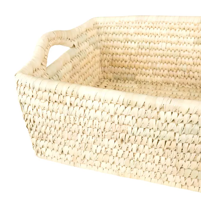 SUAPE CESTO C/ ALÇA 16 CM X 40 CM X 30 CM VRD - FIBRA NATURAL - Foto 4