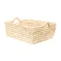SUAPE CESTO C/ ALÇA 14 CM X 35 CM X 26 CM VRD - FIBRA NATURAL - Foto 2