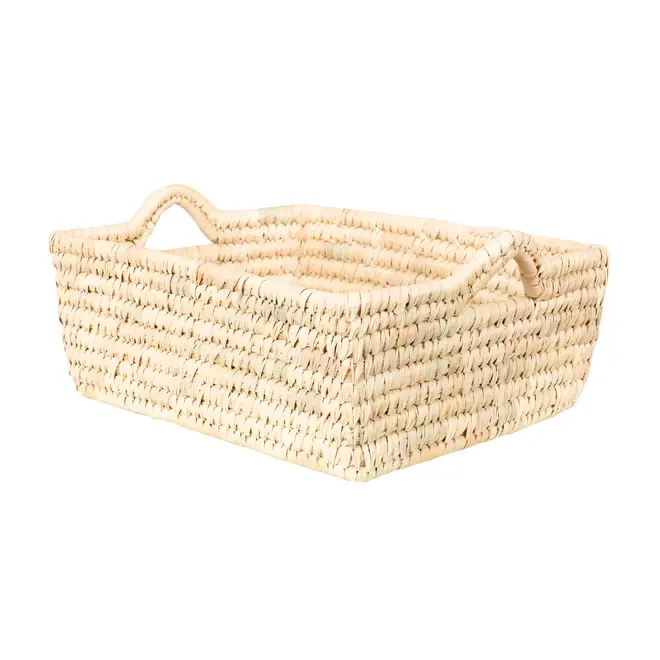 SUAPE CESTO C/ ALÇA 14 CM X 35 CM X 26 CM VRD - FIBRA NATURAL - Foto 2
