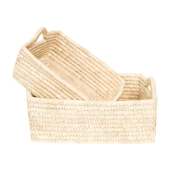 SUAPE CESTO C/ ALÇA 14 CM X 35 CM X 26 CM VRD - FIBRA NATURAL - Foto 6