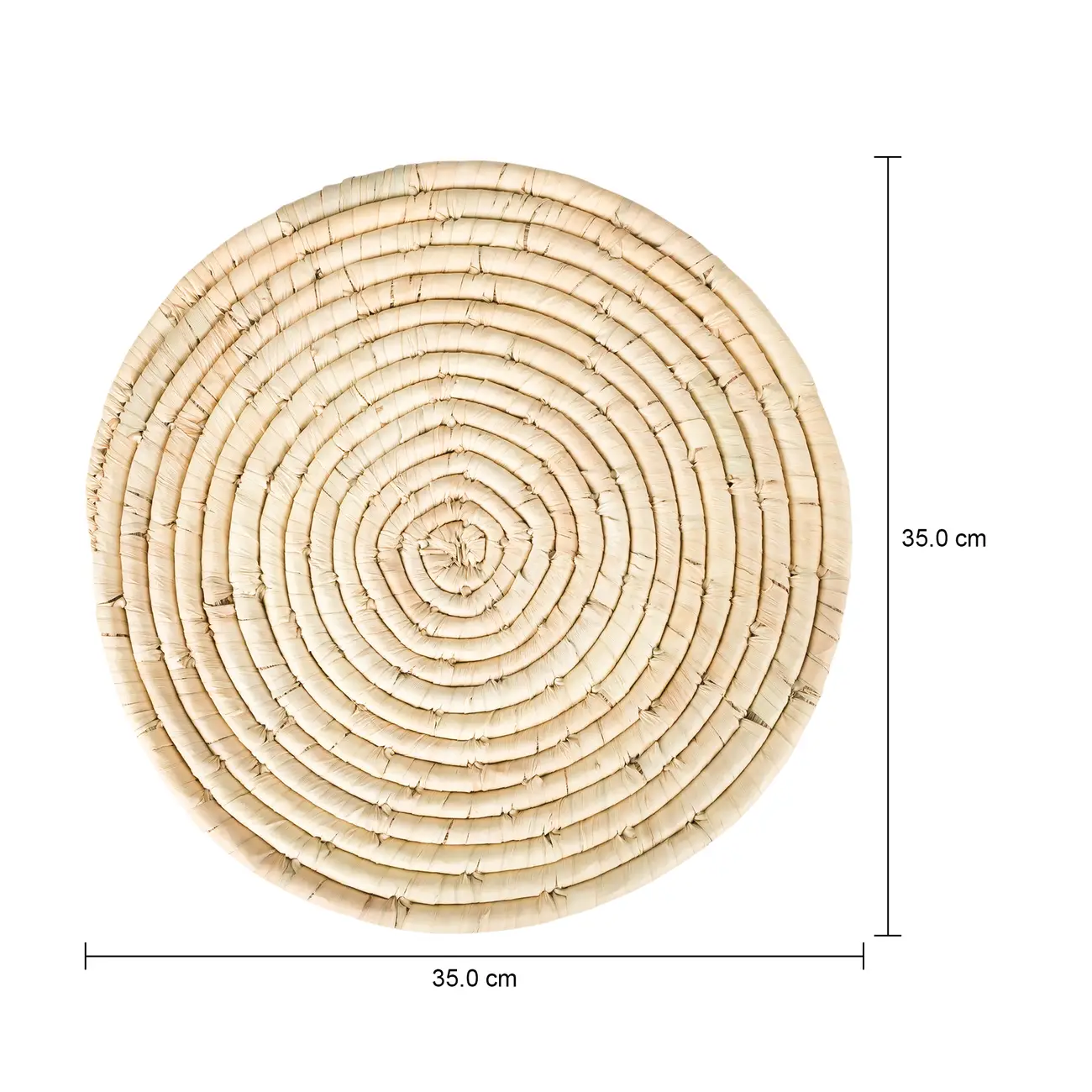 LUGAR AMERICANO 35 CM ESPIRAL NATU - FIBRA NATURAL - Foto 5